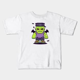 Frankenstein T-ssigns for Halloweenhirt De Kids T-Shirt